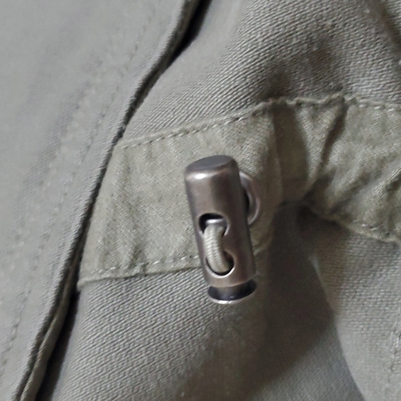 THEORY AILEENE OLIVE GREEN 3 IN ONE HOODIED JACKET SIZE M - Picture 13 of 16